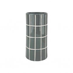 Vase carrelage | Gris - Opjet