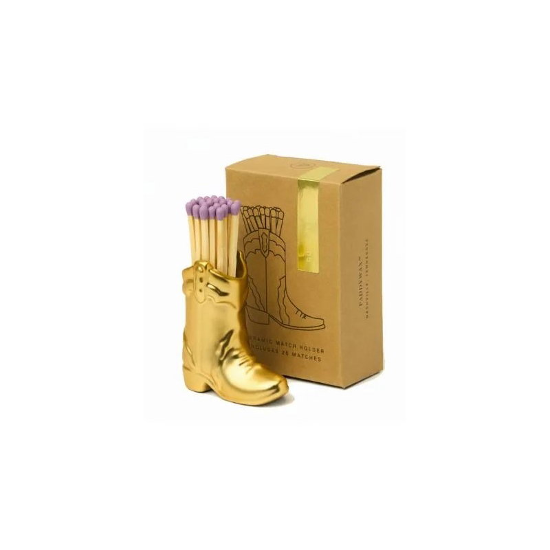 Porte-allumettes | Santiag Nashville gold
