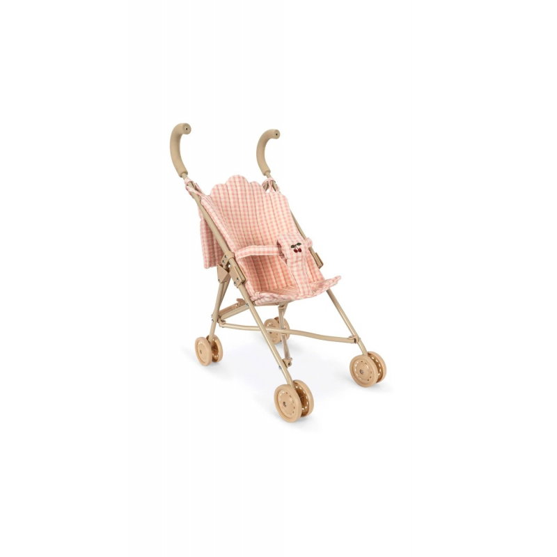 Coffret poussette et poupée | Pink Check