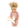 Poupée Noémi et sa licorne | Rose Cream Stripe