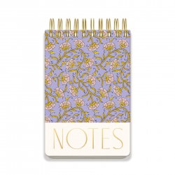 Bloc note Large Chunky | Purple vintage floral