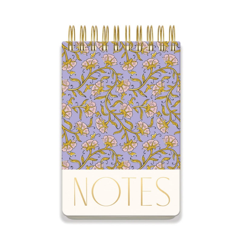 Bloc note Large Chunky | Purple vintage floral