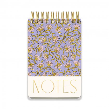 Bloc note Large Chunky | Purple vintage floral - Paddywax