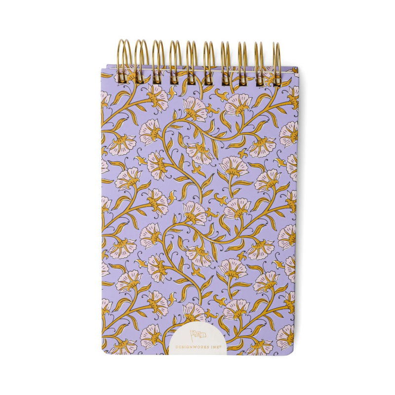 Bloc note Large Chunky | Purple vintage floral