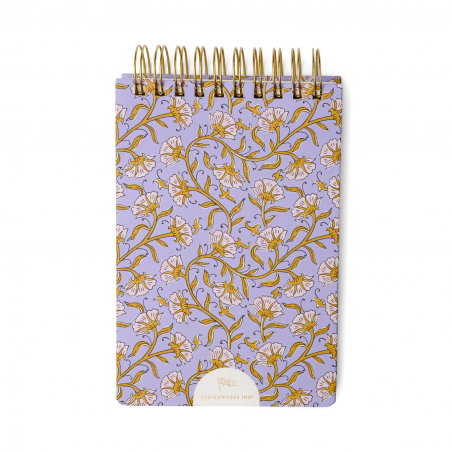 Bloc note Large Chunky | Purple vintage floral - Paddywax