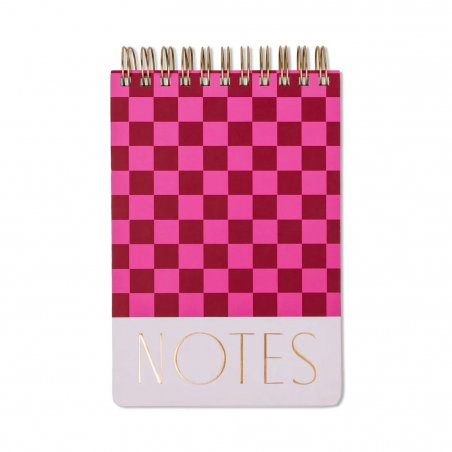 Bloc note Large Chunky | Burgundy + pink - Paddywax