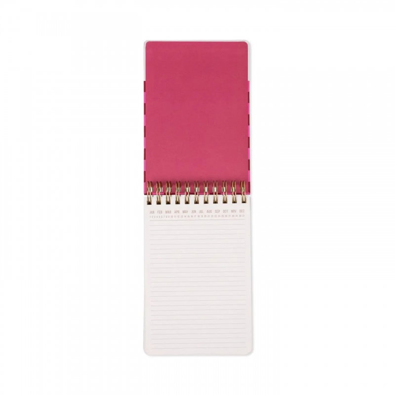 Bloc note Large Chunky | Burgundy + pink