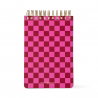 Bloc note Large Chunky | Burgundy + pink