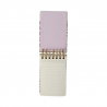 Petit bloc note Wire Chunky | Burgundy groovy floral