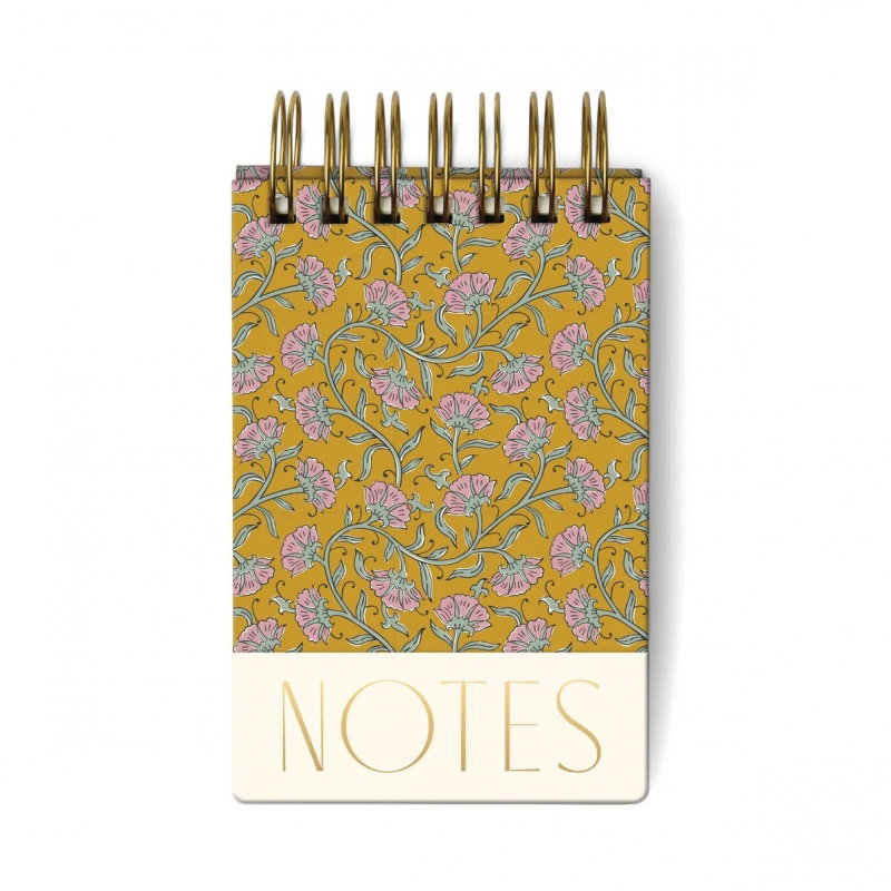 Petit bloc note Wire Chunky | Green vintage floral