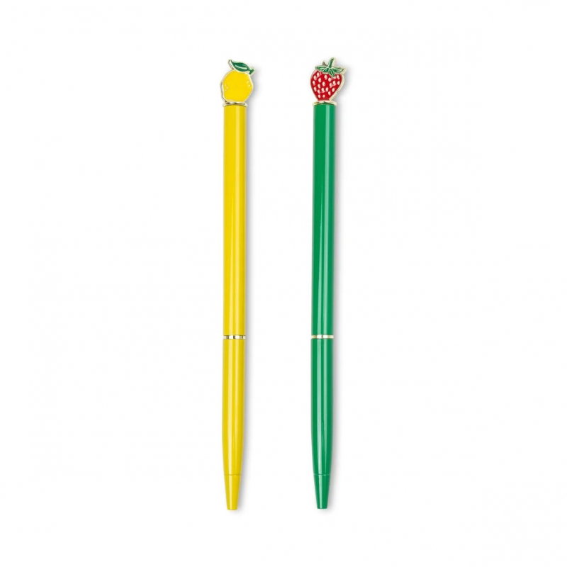 Lot de 2 stylos Metal Ballpoint | Fruit