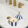 Boîte à bijoux en céramique | Navy stripe