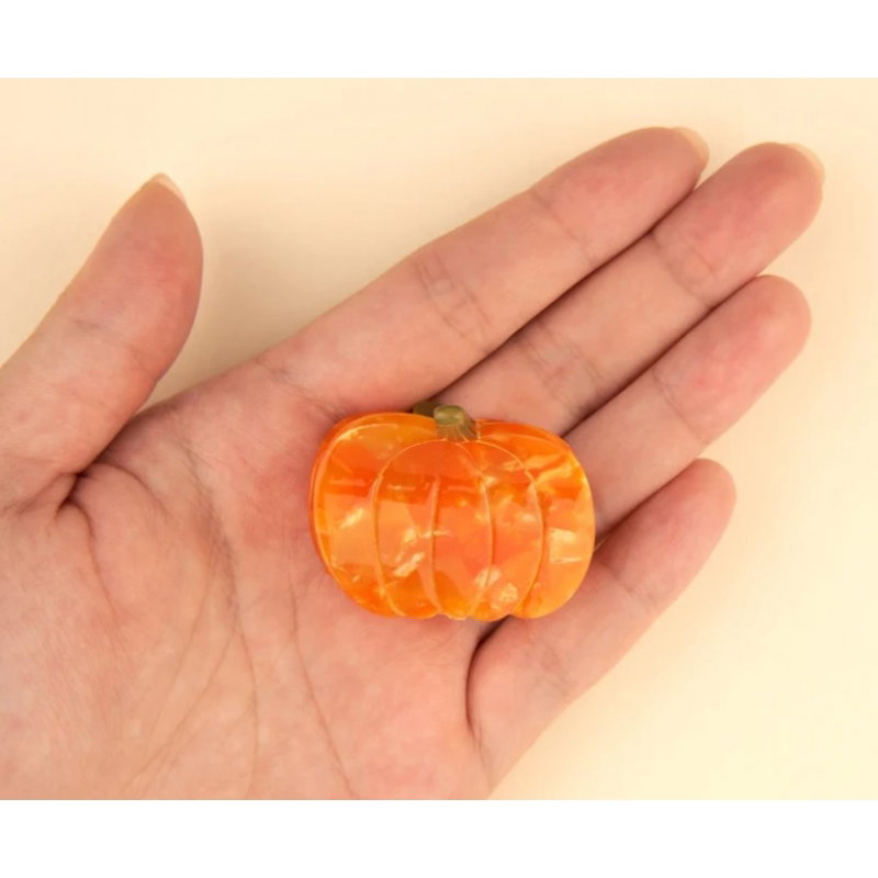 Mini pince à cheveux | Citrouille