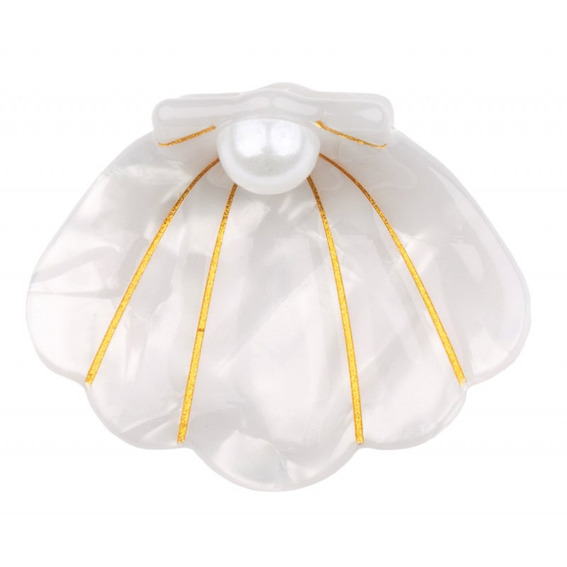 Mini pince à cheveux | Coquille St-Jacques