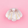 Mini pince à cheveux | Coquille St-Jacques
