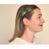 Barrette noeud vert