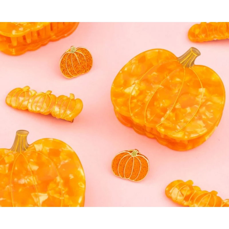 Barrette citrouille