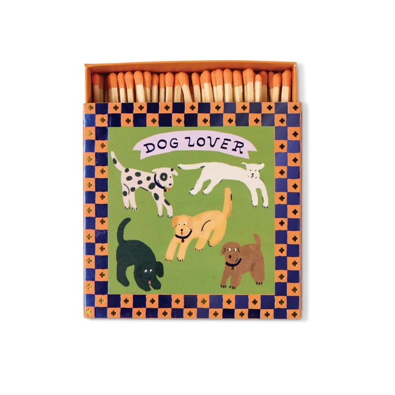 Boîte d'allumettes carré | Dog lover
