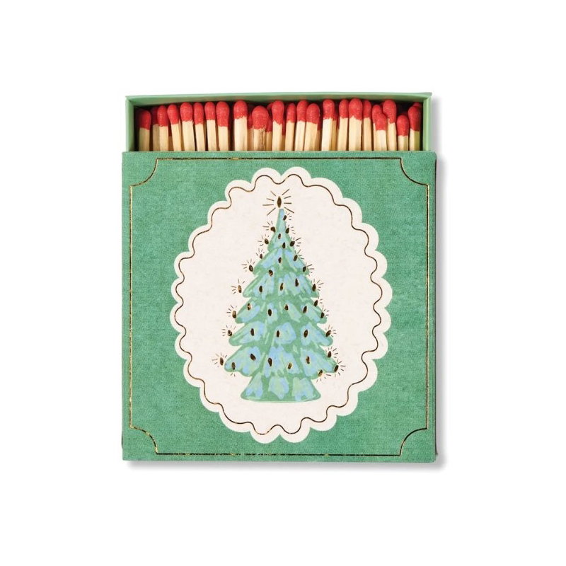 Boîte d'allumettes carré | Christmas tree