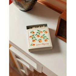 Boîte d'allumettes carré | Oranges