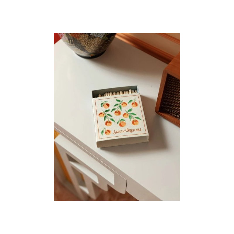 Boîte d'allumettes carré | Oranges