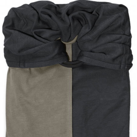 La Petite Écharpe Sans Nœud | Olive anthracite - Love Radius