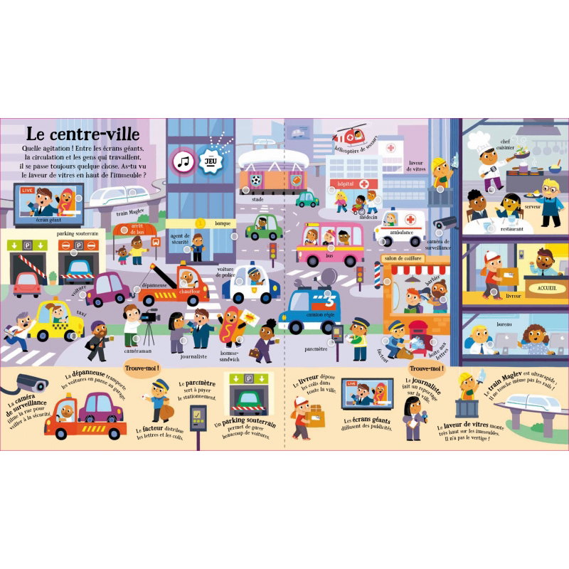 Mon cherche et trouve sonore | La ville