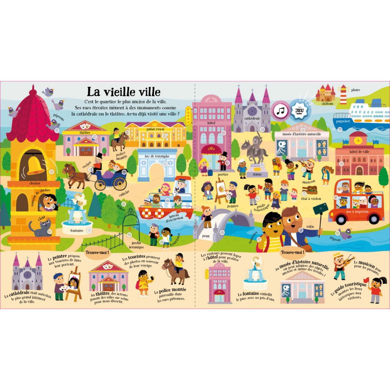 Mon cherche et trouve sonore | La ville