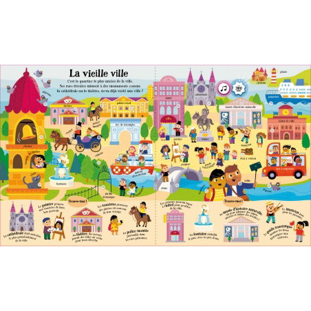 Mon cherche et trouve sonore | La ville - Auzou