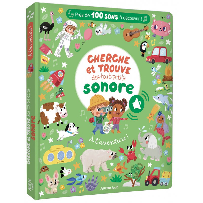 Cherche et trouve des tout-petits sonore | À l'aventure !