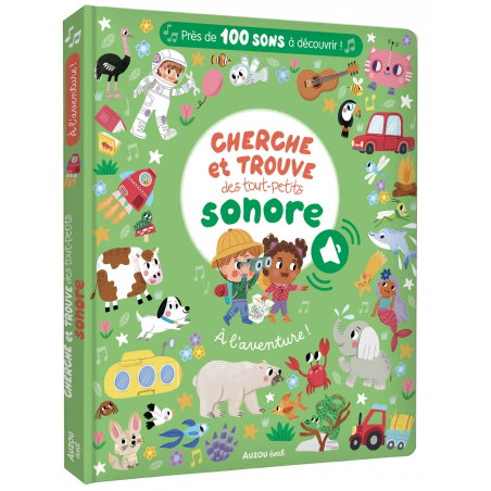Cherche et trouve des tout-petits sonore | À l'aventure ! - Auzou