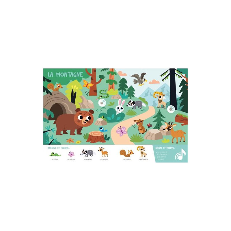 Le cherche et trouve sonore de mes 2 ans | Les animaux