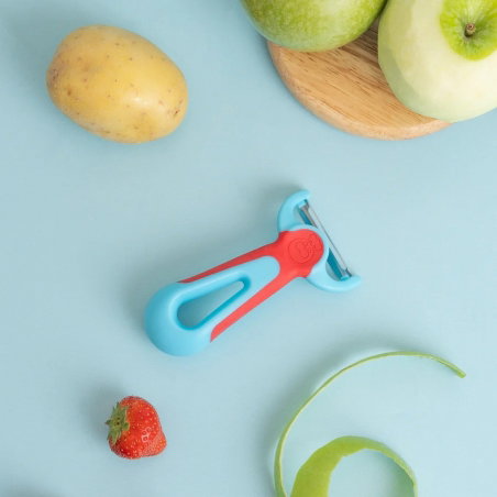 Eplucheur | Bleu/rouge - Chefclub