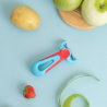 Eplucheur | Bleu/rouge