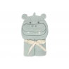 Cape de bain éponge 75x75cm | Hippo Happy