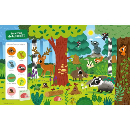 Cherche et trouve des tout-petits | Dans la forêt - Auzou