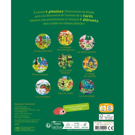 Cherche et trouve des tout-petits | Dans la forêt - Auzou