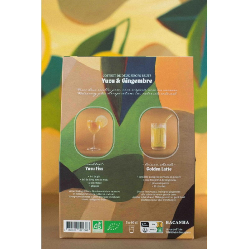 Coffret sirop Brut | Yuzo & Gingembre