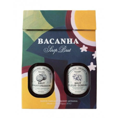 Coffret sirop Brut | Fleur de Sureau & Fruit de la passion - Bacanha