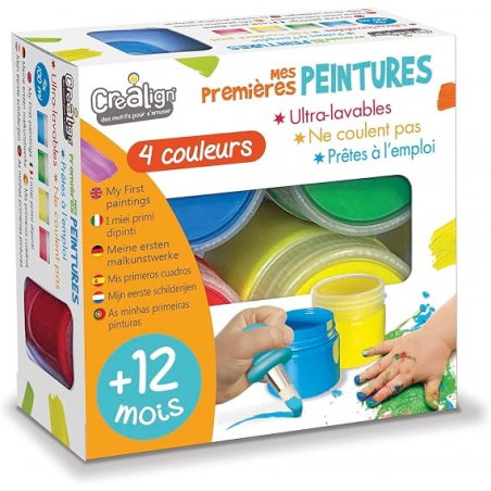 Mes premiers peintures | 4 couleurs - Crealign