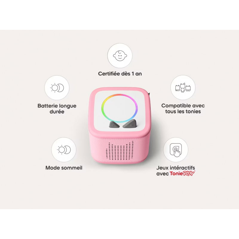 Mon Premier Coffret Toniebox 2 | Rose Fleur