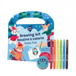 Dessine et colorie | Snow fun - Super Petit