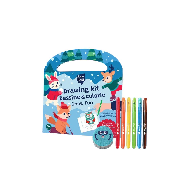 Dessine et colorie | Snow fun