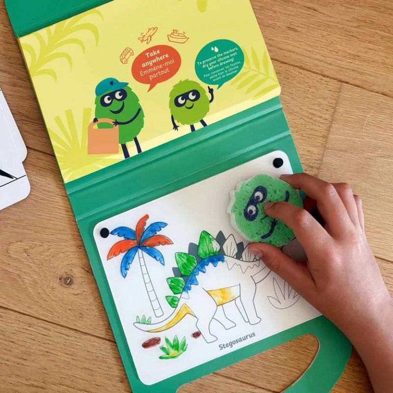 Dessine et colorie | Dino