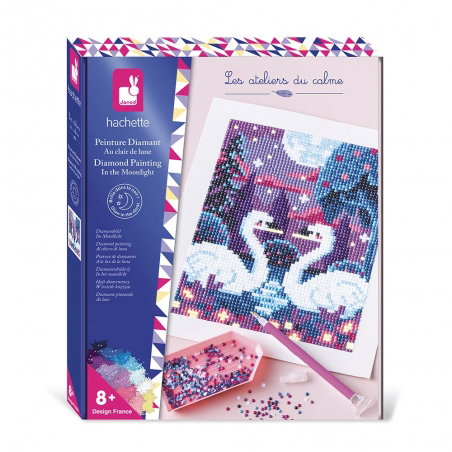 Kit Créatif | Peinture Diamants Phospo Au Clair De Lune - Janod