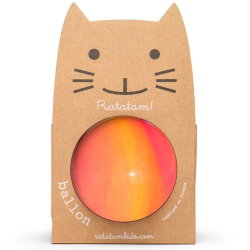 Ballon bubble gum 15 cm | Rose et orange - Ratatam