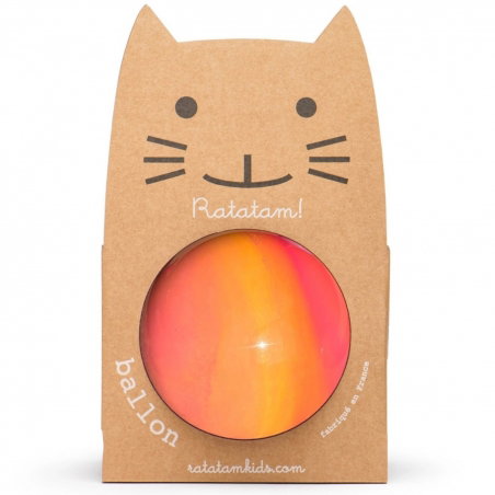 Ballon bubble gum 15 cm | Rose et orange - Ratatam