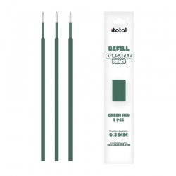 Recharge d'encre effacable pour stylos | Vert - Sélection déco
