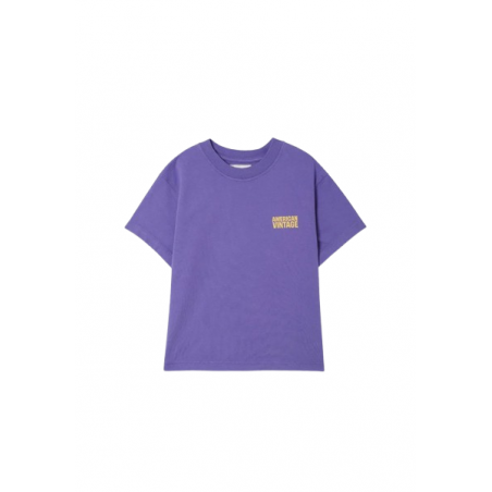 T-shirt enfant Gixy  | Purple - American Vintage Kids