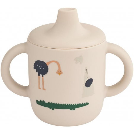 Tasse à bec silicone | All together - Liewood